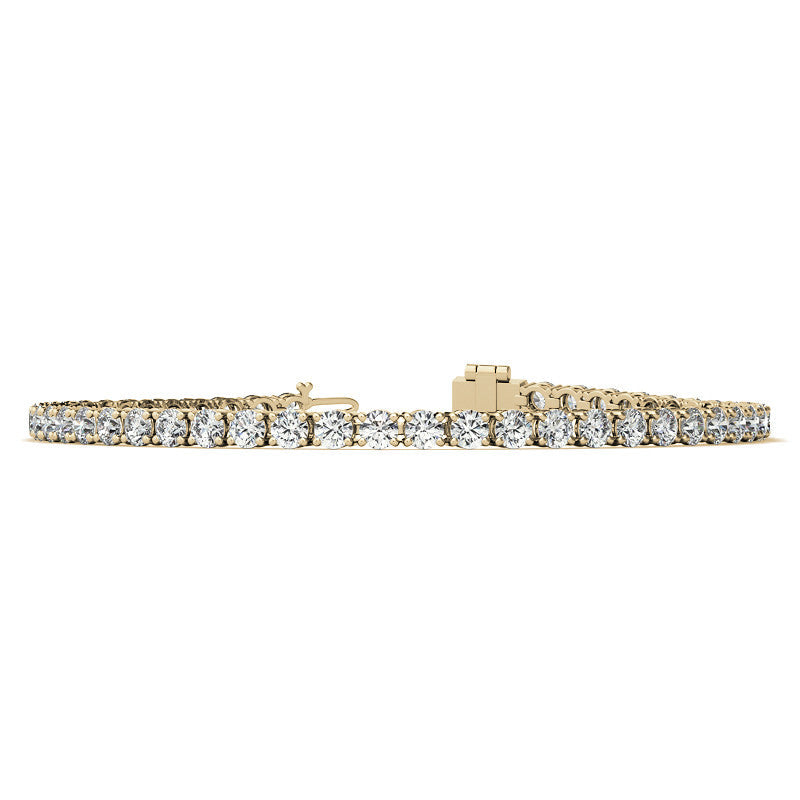 6.00 CTW AGI Certified Lab Grown Diamond Tennis Bracelet – 14K White